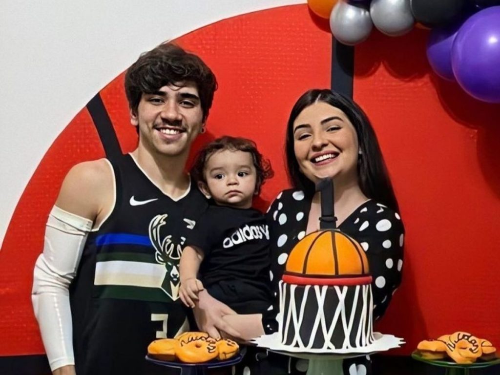 João Fernandes, Mabel Calzolari e o filho