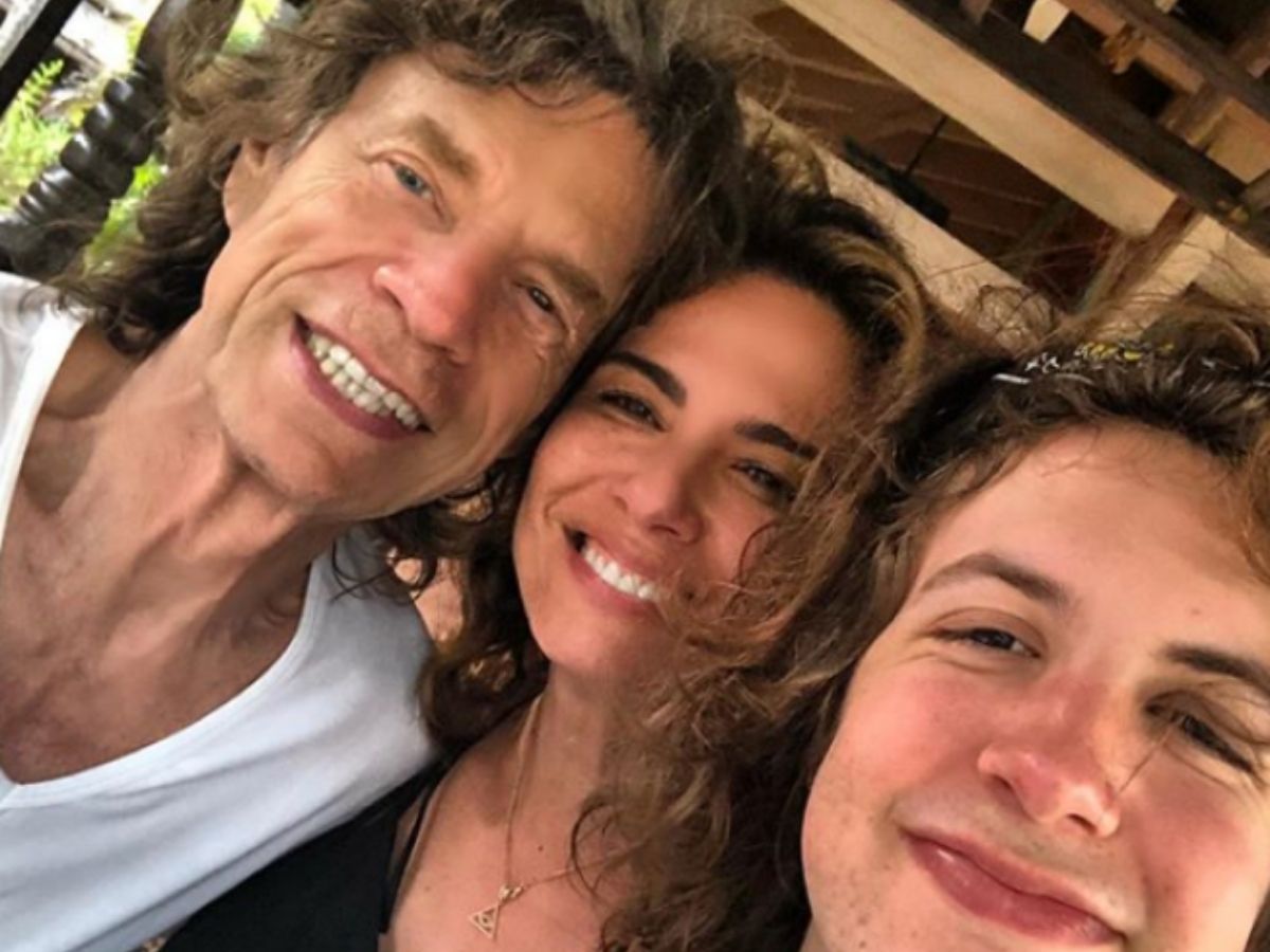 Luciana Gimenez, Mick Jagger e o filho Lucas