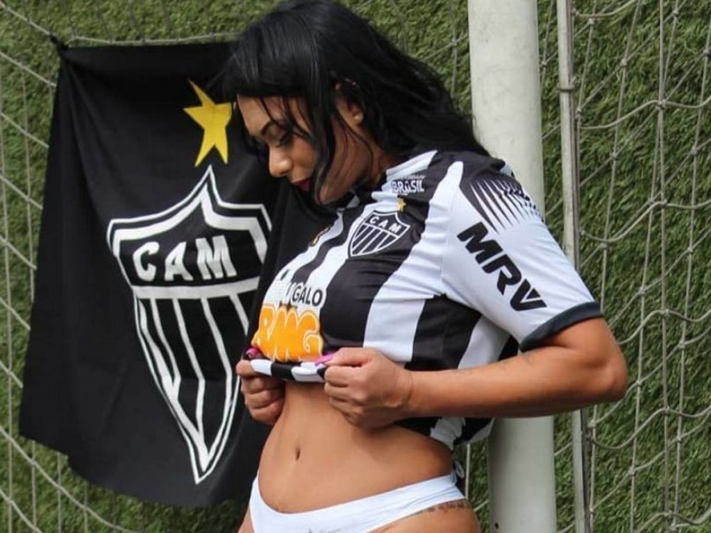 Keilla Lopes, musa do Atlético Mineiro