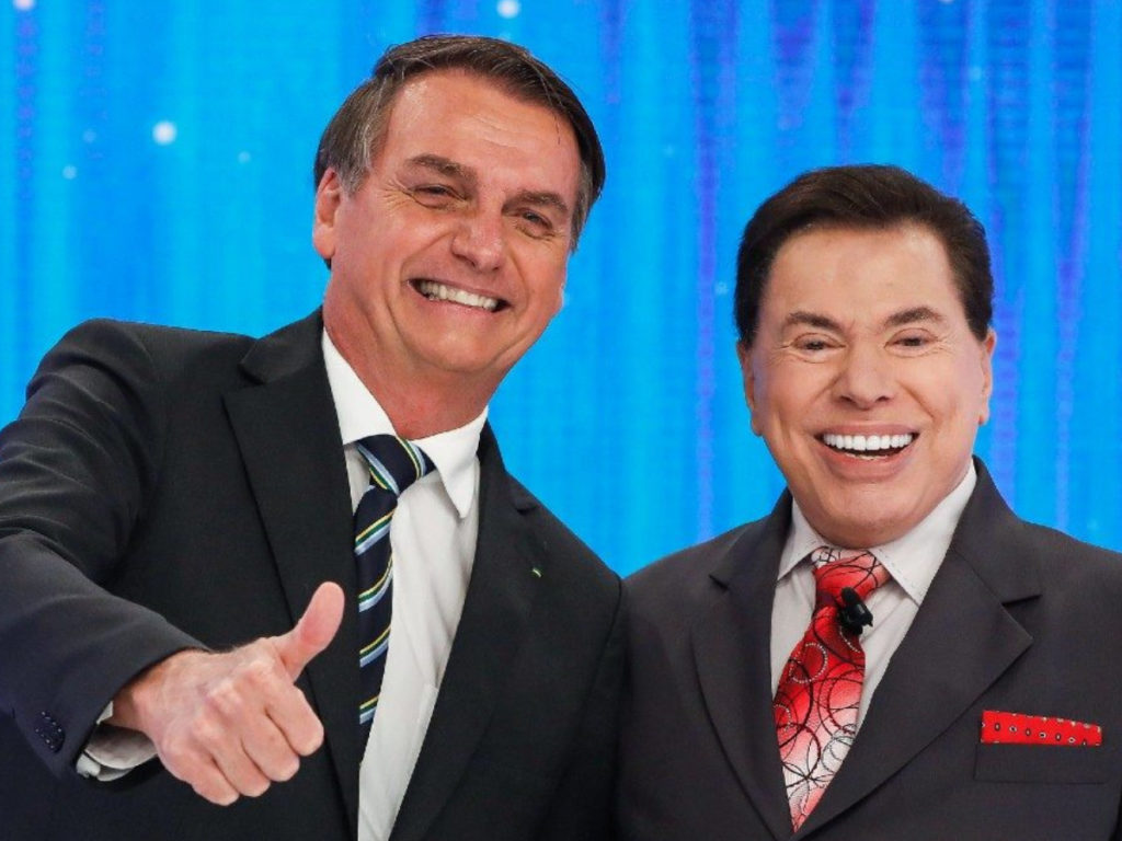 Jair Bolsonaro e Silvio Santos