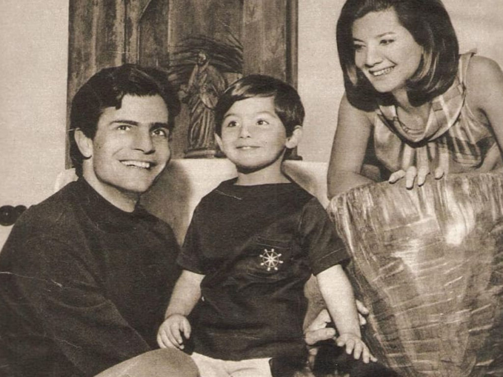 Tarcísio, Glória e o filho