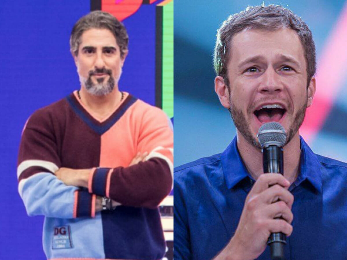 Tiago Leifert e Marcos Mion