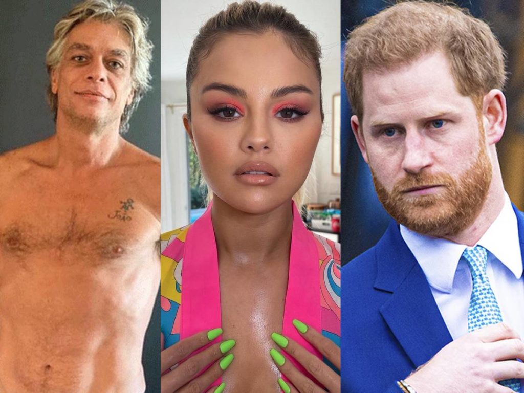 Fábio Assunção, Selena Gomez e Príncipe Harry