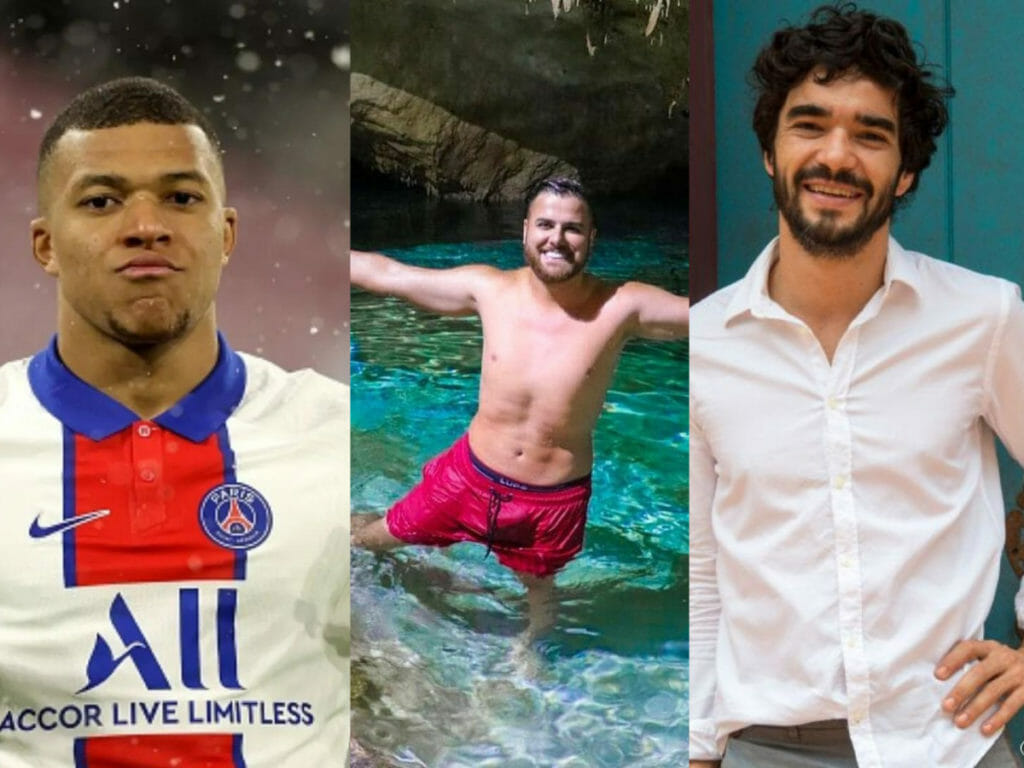 Mbappé, Zé Neto e Caio Blat