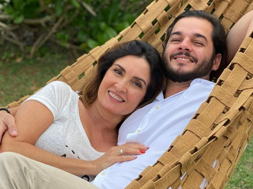 Túlio Gadêlha e Fátima Bernardes