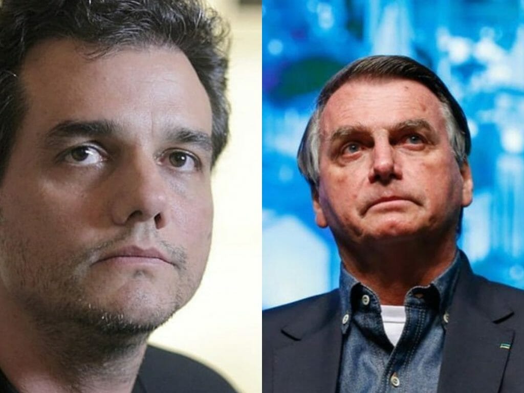 Wagner Moura e Jair Bolsonaro