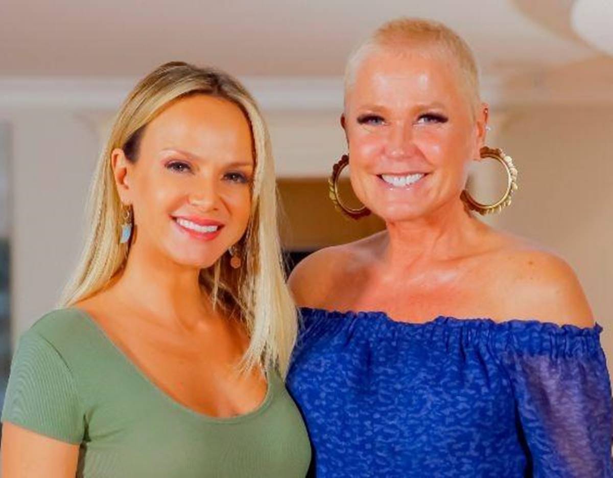 Eliana reage ao se reencontrar com Xuxa em gravação