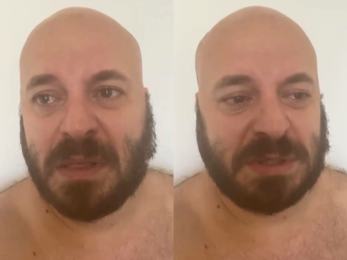 Paulinho Serra chora ao falar da morte de Caike Luna