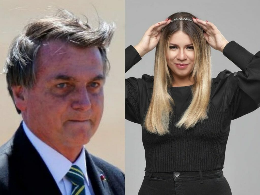 Jair Bolsonaro e Marília Mendonça