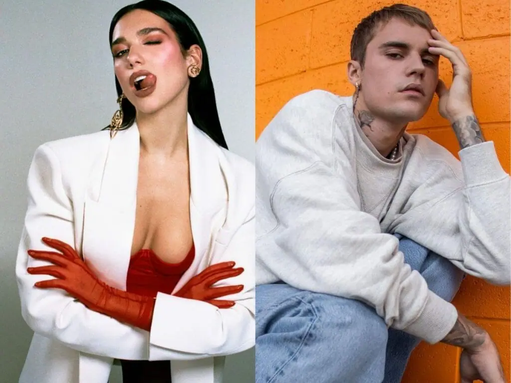 Dua Lipa e Justin Bieber