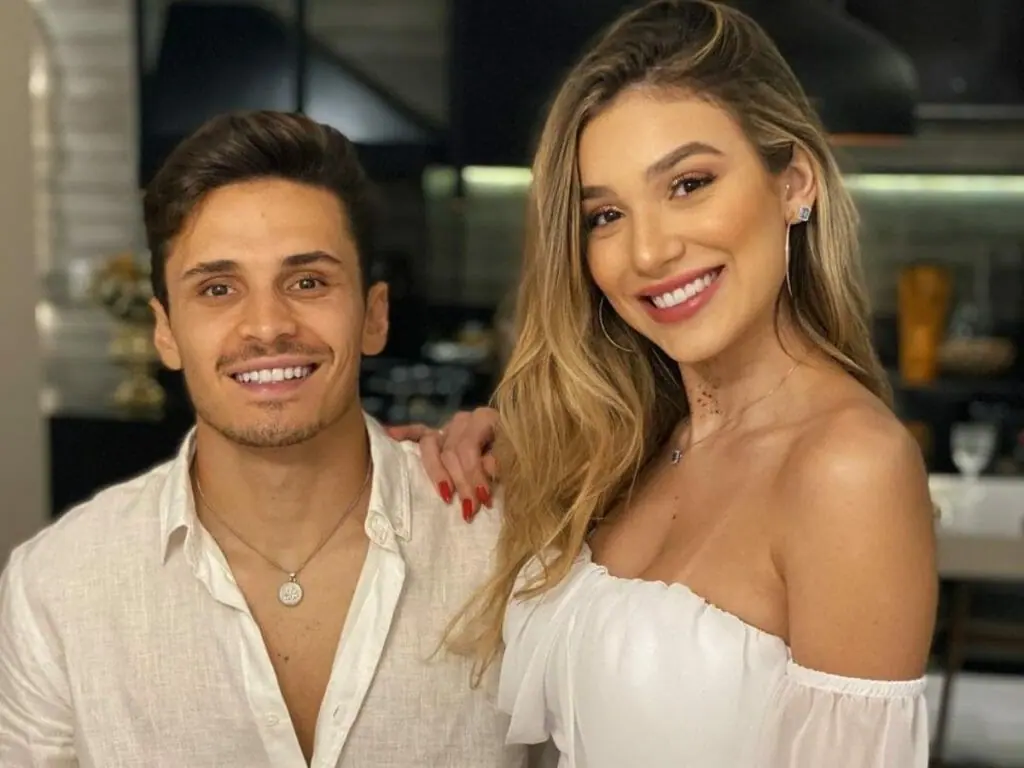 Raphael Veiga e Bruna Santana