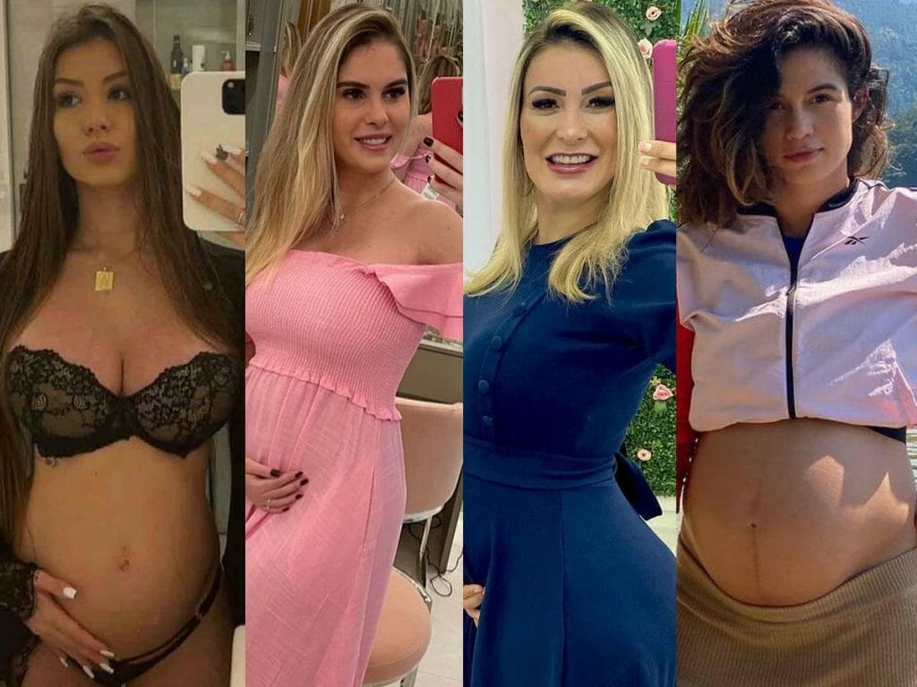 Maria Lina, Bárbara Evans, Andressa Urach e Nanda Costa