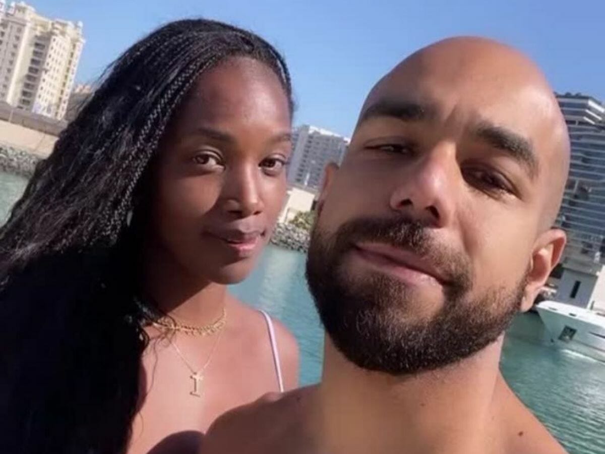 Iza e marido, Sérgio Santos