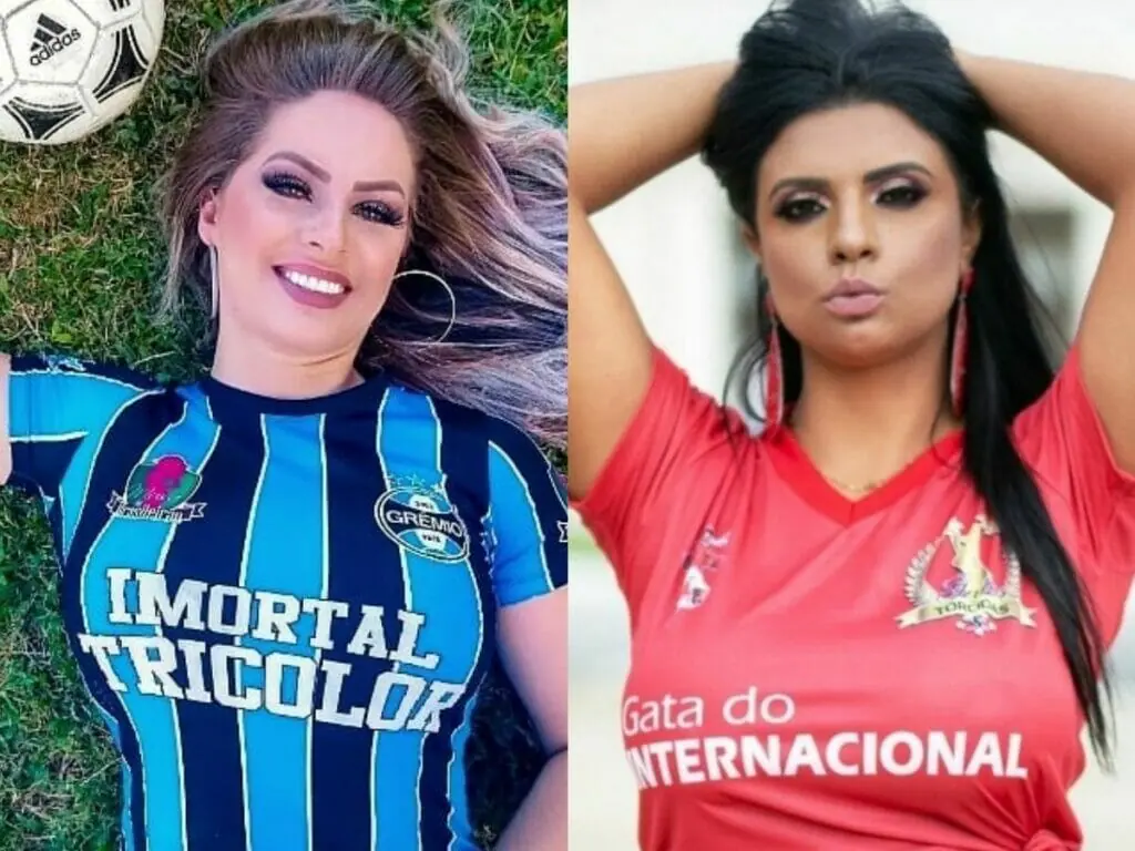 Musas do Grêmio e Internacional