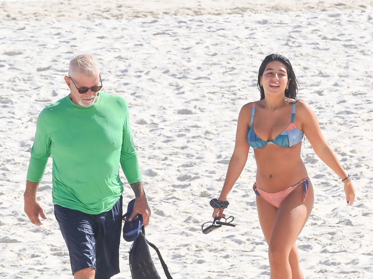 Raul Gazolla e a filha, Rani
