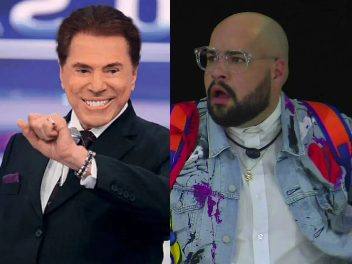 Silvio Santos e Tiago Abravanel