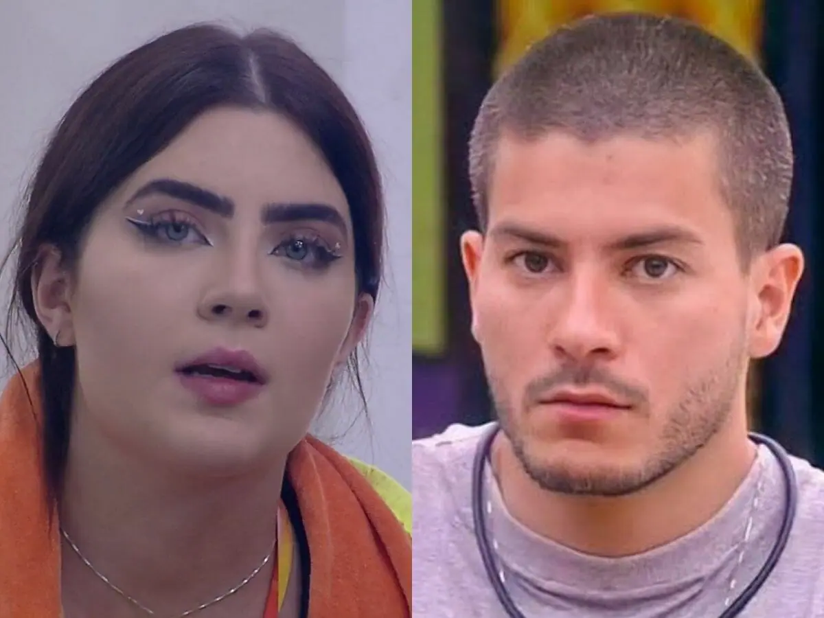 BBB22: Jade Picon debocha de Arthur Aguiar e sugere cantar música em sua eliminação