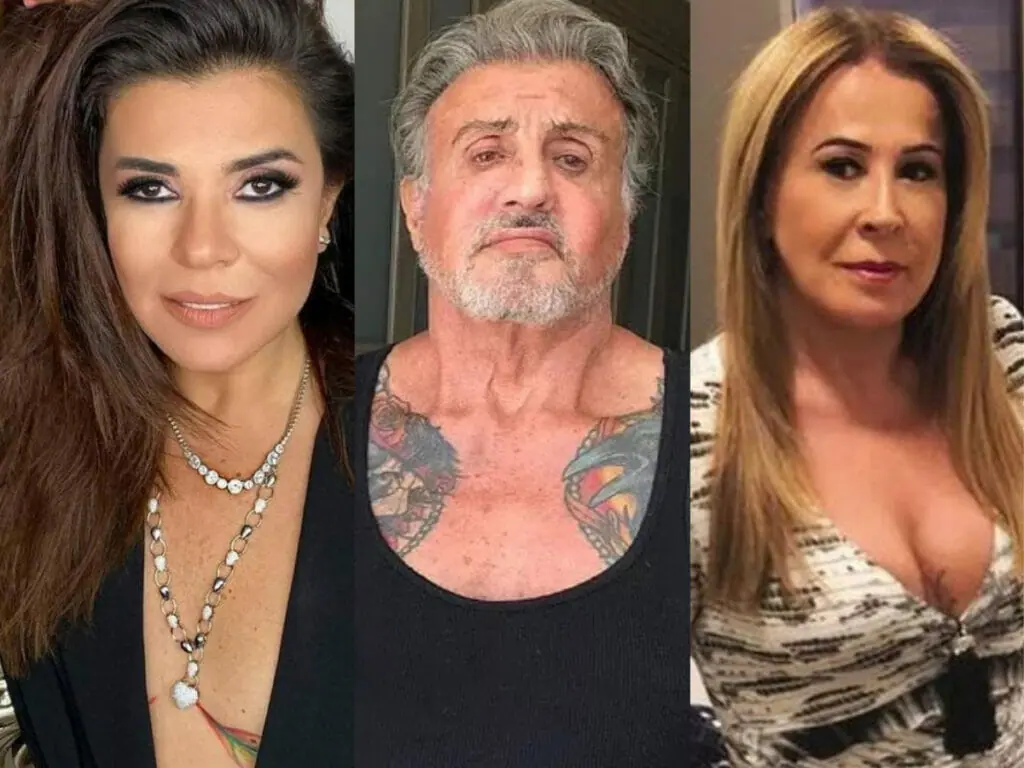 Mara Maravilha, Sylvester Stallone e Zilu Godoi