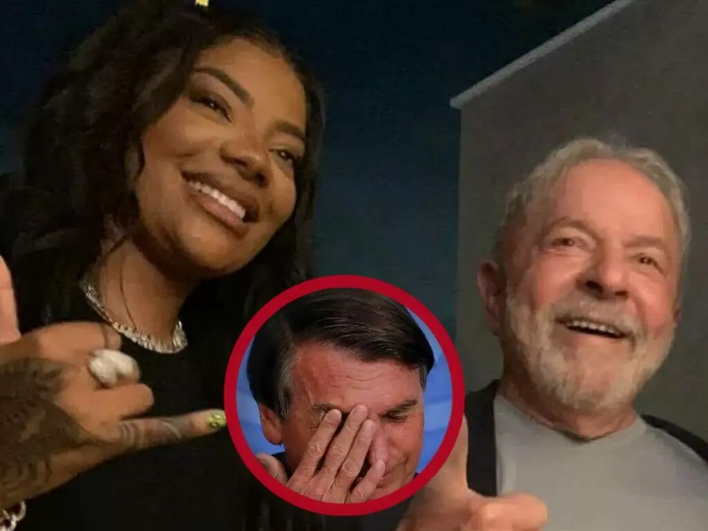 Ludmilla, Bolsonaro e Lula