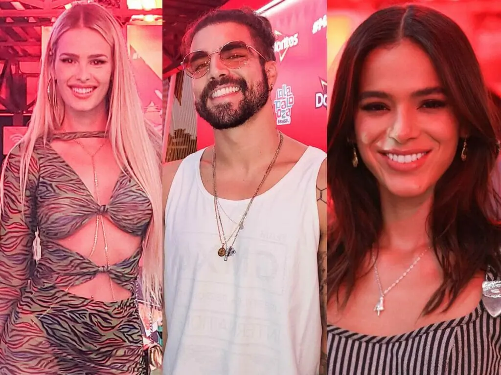 Yasmin Brunet, Caio Castro e Bruna Marquezine