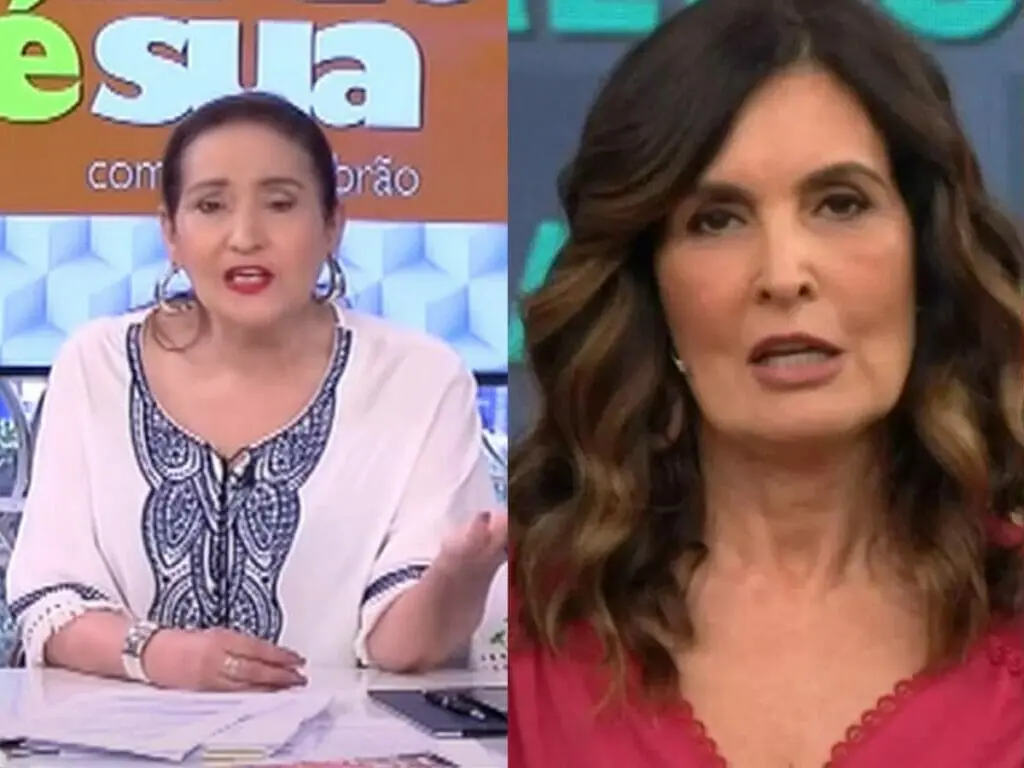 Sonia Abrão e Fátima Bernardes