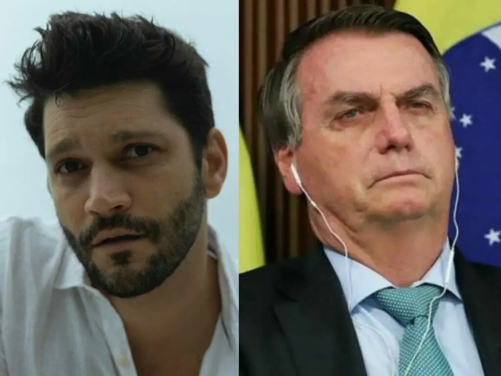 Armando Babaioff e Jair Bolsonaro