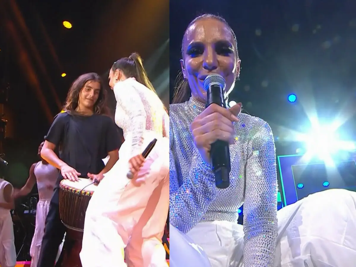 Filho de Ivete Sangalo rouba a cena em participação no show da mãe: “orgulho”