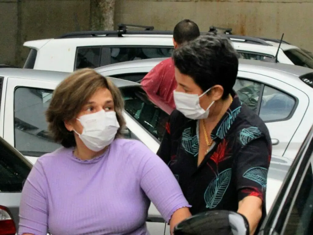 Claudia Rodrigues com Adriane Bonato (Foto: Daniel Delmiro/AgNews)