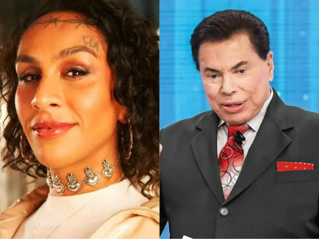 Linn da Quebrada e Silvio Santos