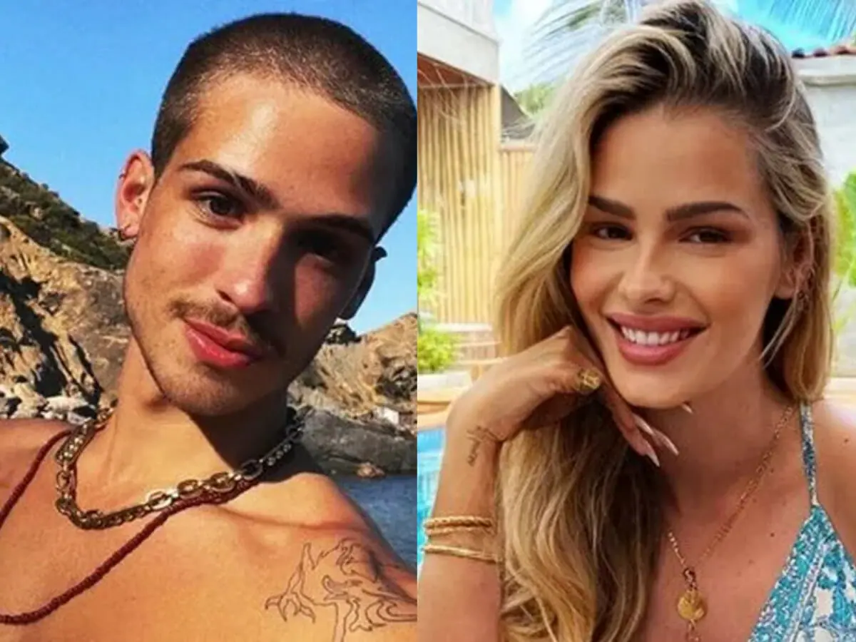 Yasmin Brunet fica com João Guilherme em festa e contraria rumores de namoro com Xamã