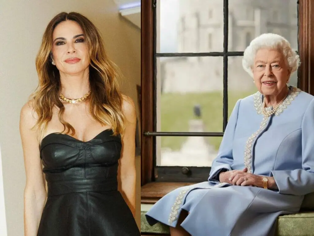 Luciana Gimenez e Rainha Elizabeth II