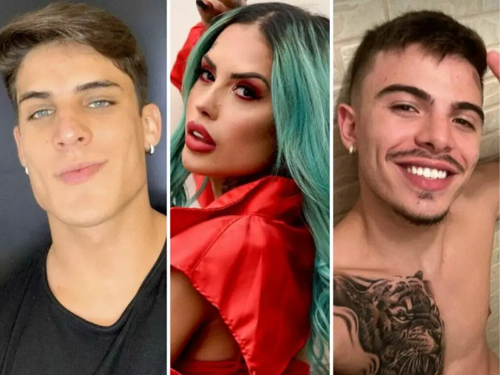 Tiago Ramos, Tati Zaqui e Thomaz Costa