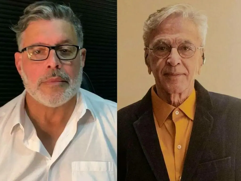 Alexandre Frota e Caetano Veloso