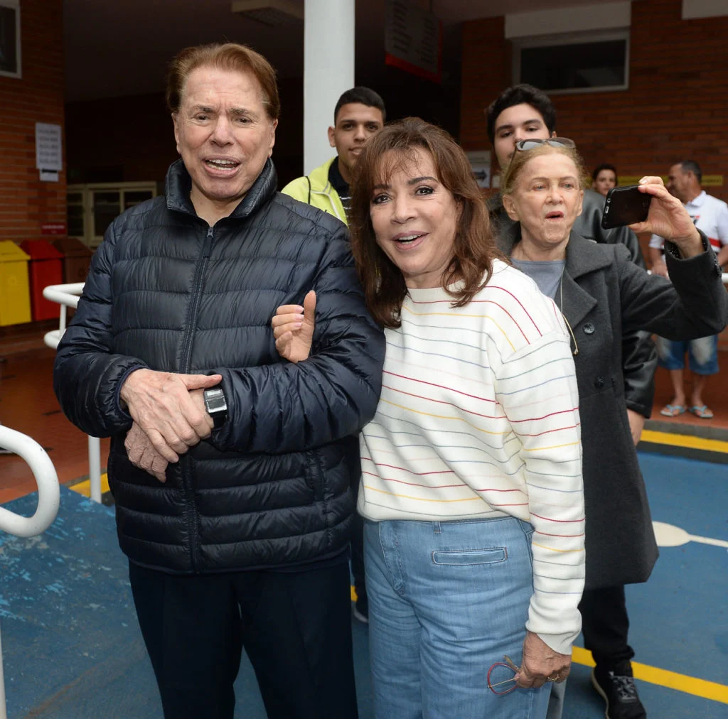 Íris Abravanel e Silvio Santos