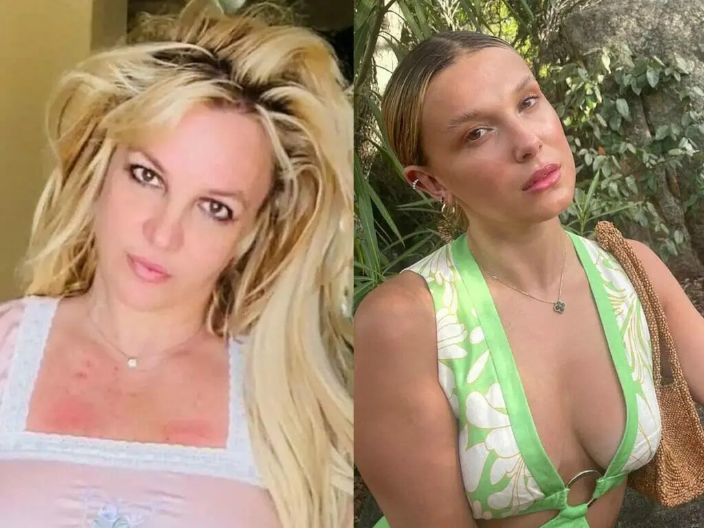 Britney Spears e Millie Bobby Brown