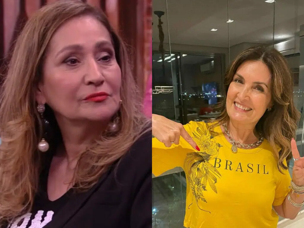 Sonia Abrão e Fátima Bernardes