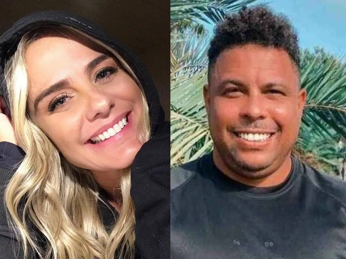 Milene Domingues e Ronaldo Nazário