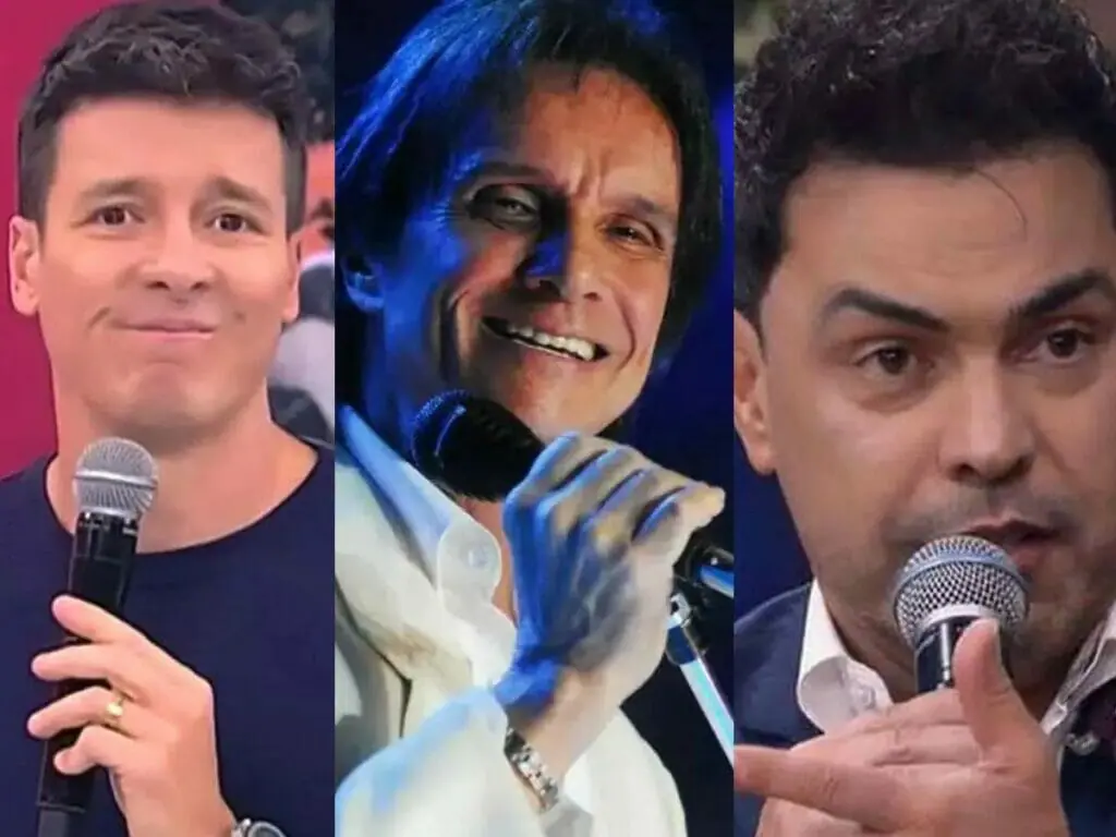 Rodrigo Faro, Roberto Carlos e Zezé Di Camargo