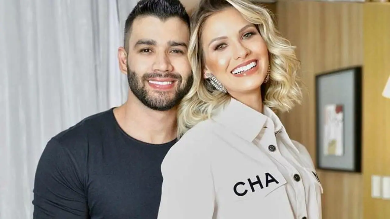 Gusttavo Lima e Andressa Suita (Foto: Reprodução)