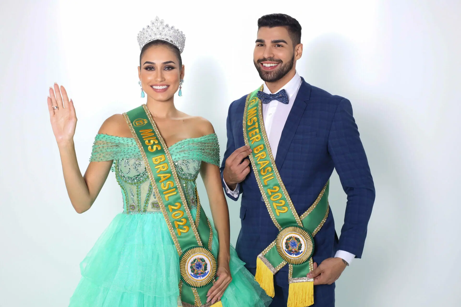 Paulo Roberto e Tatiana Bertoncini são eleitos Miss e Mister Brasil 2022