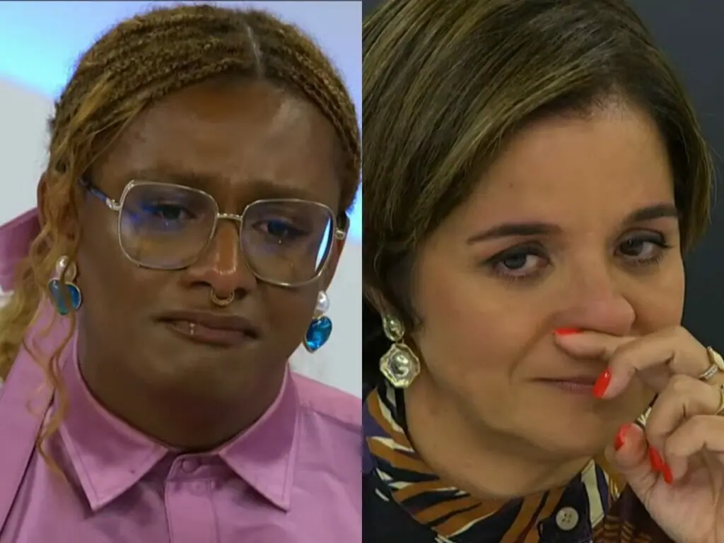 A cantora Liniker e a apresentadora Vera Magalhães choraram durante o Roda Viva