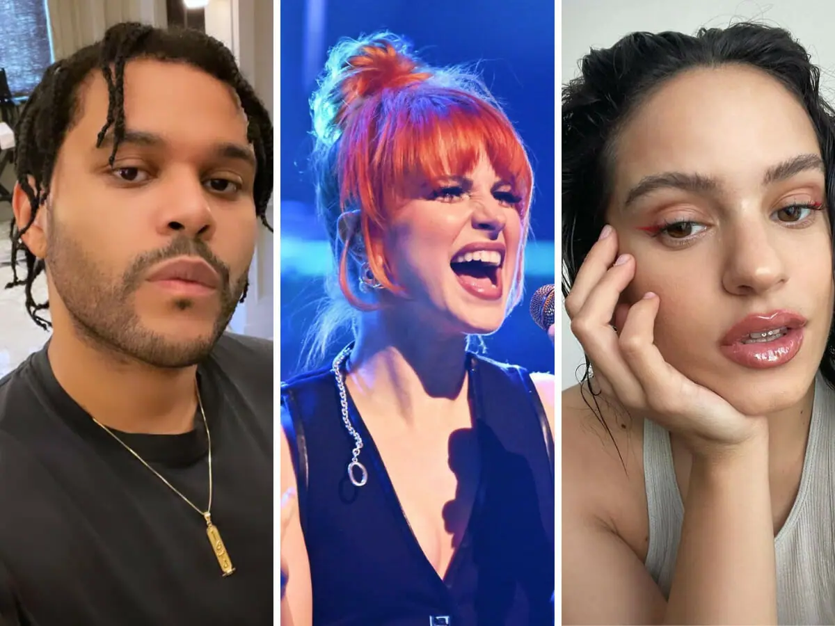 The Weeknd, Hayley Williams e Rosalía