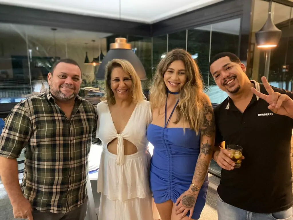 Celso Lima, Andreia Cabral, Camila Figeuiredo e Alamdim LilCatra