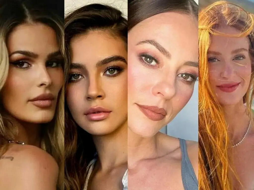 Yasmin Brunet, Alanis Guillen, Paolla Oliveira e Marina Ruy Barbosa