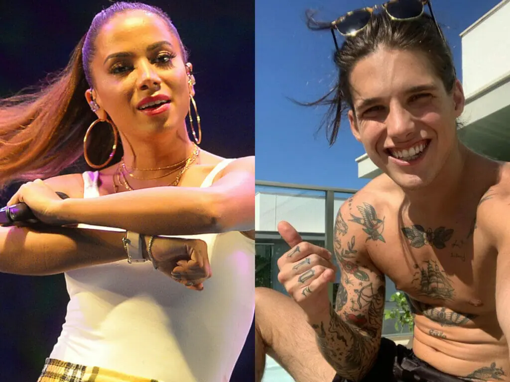 Anitta e Gabriel Tavares