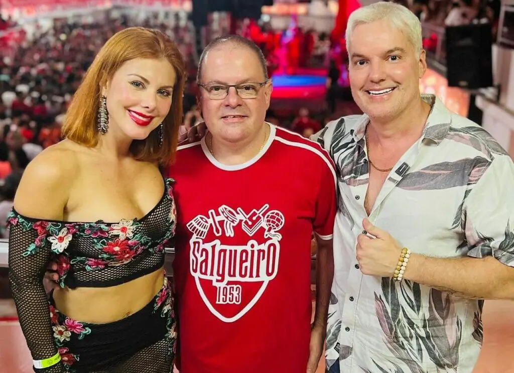 Deborah Albuqueque, André Vaz e Bruno Salomão