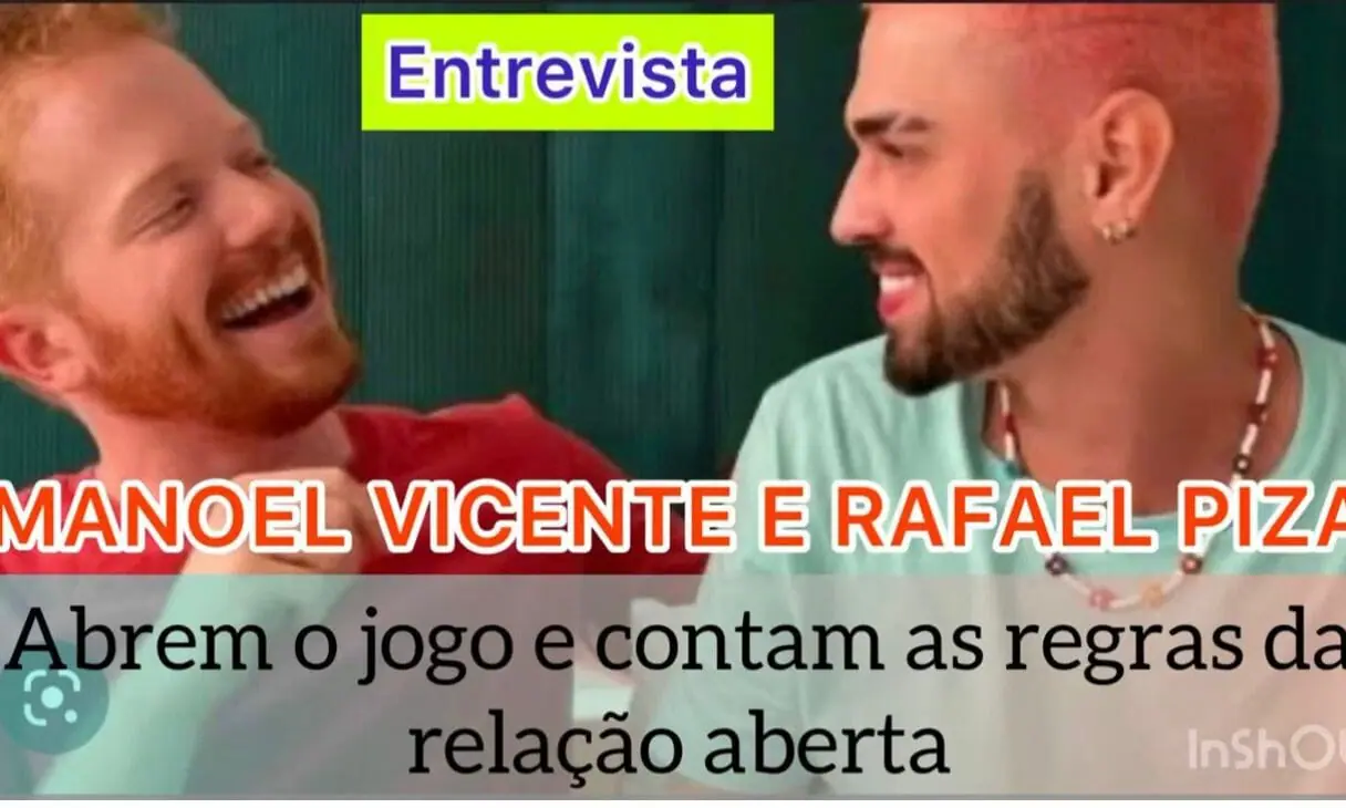 ‘Ex-Casa de Vidro’ Manoel Vicente e Rafael Piza abrem o jogo sobre regras da relação aberta; Veja