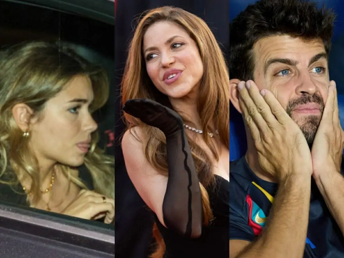 Clara, Shakira e Piqué (Foto: Reprodução)