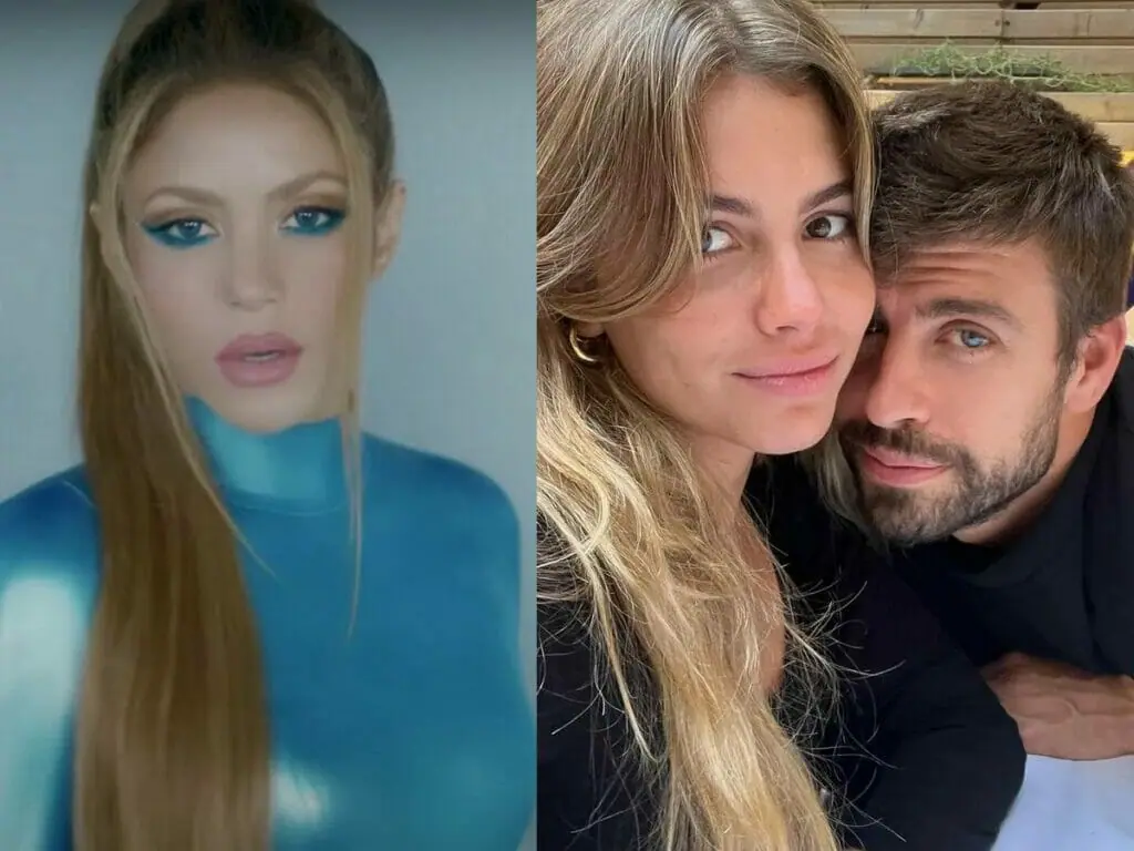 Shakira, Clara Chía e Gerard Piqué