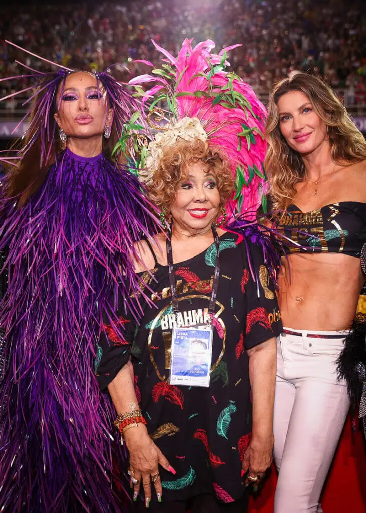 Sabrina Sato, Alcione e Gisele Bundchen